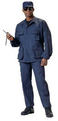 Navy Blue Fatigues Military Uniforms Shirts 3XL