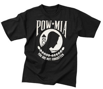 POW/MIA Shirts Military Logo Shirg 3XL