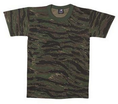 Camouflage T-Shirts - Tiger Stripe Camo Shirt
