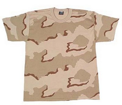 Camouflage Shirts Desert Camo T-Shirt 4XL