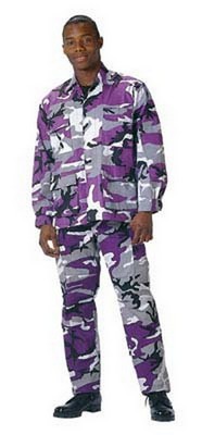 Military Fatigues (BDU's) Ultra Violet Camo Pants 3X