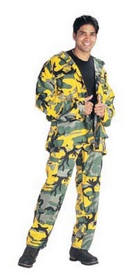 Military Fatigues (BDU's) Stinger Yellos Camo Pants