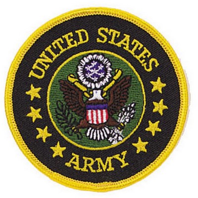 United States Army Round Logo Patch: Army Navy Shop