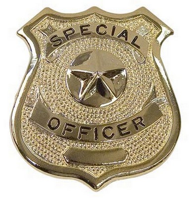 Special Officer Badges - Gold Tone: Army Navy Shop