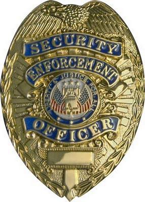 Security Officer Deluxe Gold Badge: Army Navy Shop