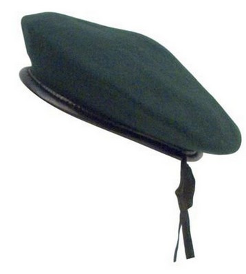 Military Style Wool Monty Berets Green Beret: Army Navy Shop