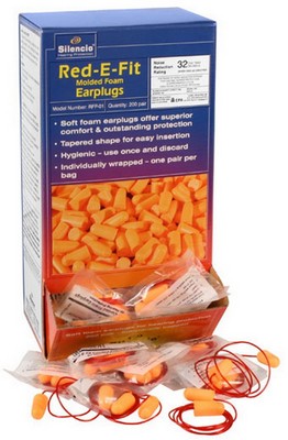 Shooter's Earplugs Non-Corded 200 Pair Box: Army Navy Shop