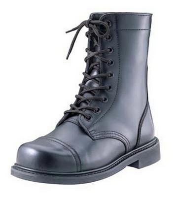 navy steel toe boots