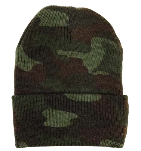 Camouflage Watch Caps Deluxe Woodland Camo Cap: Army Navy Shop