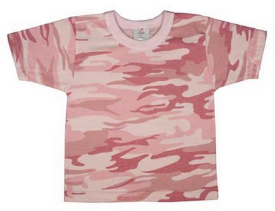 Pink Camouflage Baby T-Shirts: Army Navy Shop