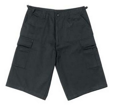 mens long black cargo shorts