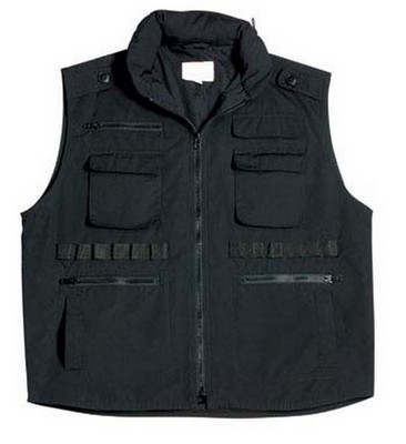 Kids Ranger / Hunting Vests - Black 