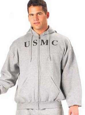 Usmc zipper hoodie hot sale