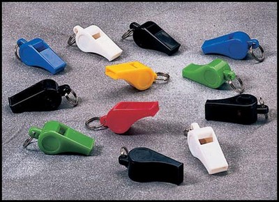 Plastic Whistles - 1 Dozen: Army Navy Shop