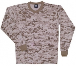 Camouflage DNA 1A5VW9 Brown Beige Full Sleeve Shirt XL