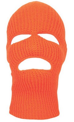 Acrylic Face Masks Orange Three Hole Mask: Army Navy Shop