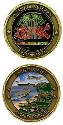 Challenge Coin-vietnam Veteran: Army Navy Shop