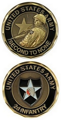 Challenge Coin-2Nd Infantry: Army Navy Shop