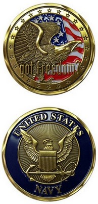Challenge Coin-Got Freedom? Navy: Army Navy Shop
